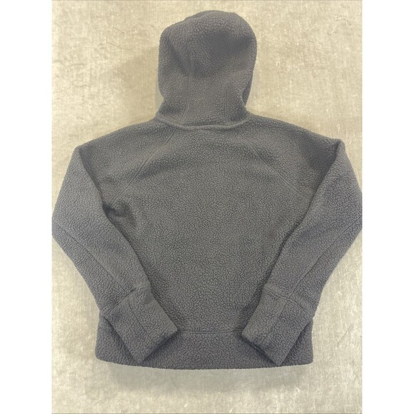 The North Face Women’s Black Fuzzy Fleece Hoodie Size Small - Picture 6 of 6